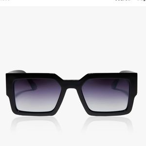 DIME Essentials black grey gradient flash polarized sunglasses